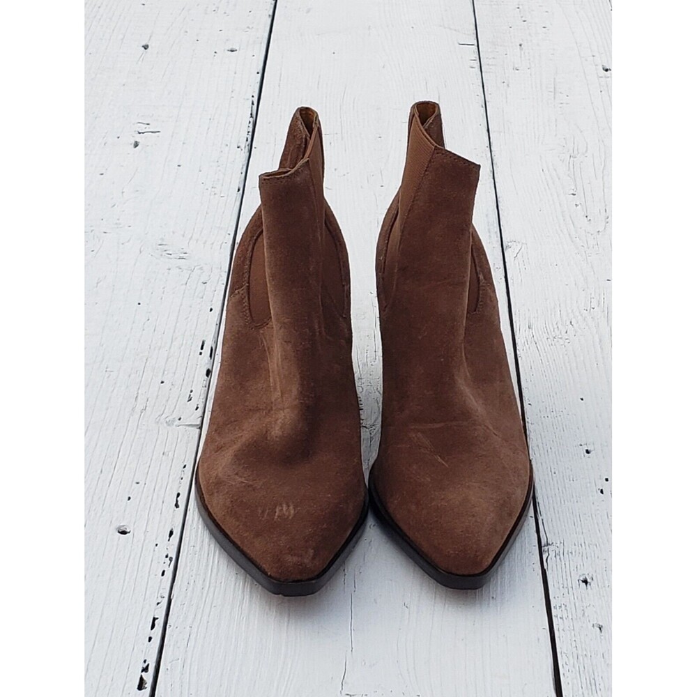Rag & Bone Razor Brown Suede Pointed Heel Chelsea… - image 2